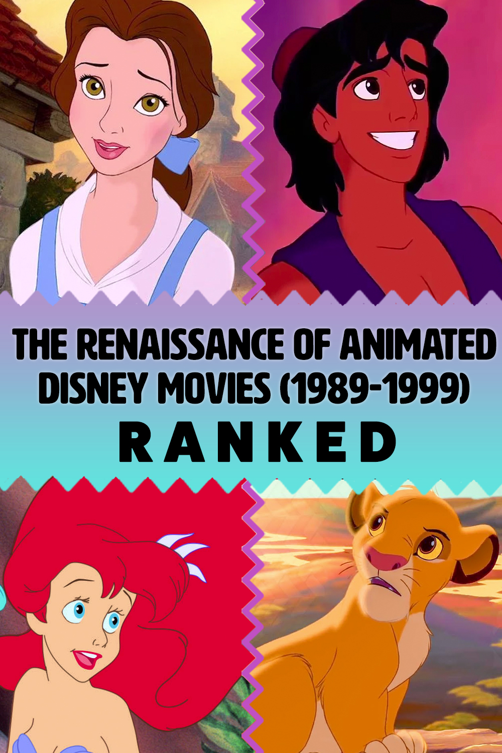 The Renaissance Of Animated Disney Movies (1989-1999) - Ranked – RETROPOND