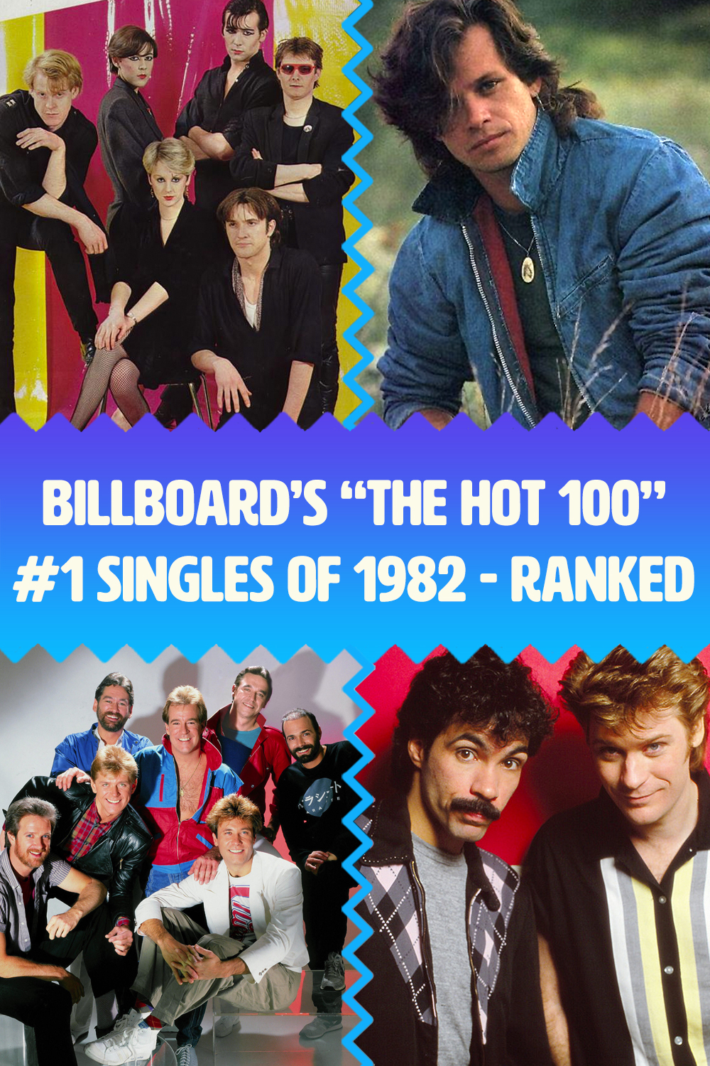 Billboard's "The Hot 100" #1 Singles Of 1982 - RANKED – RETROPOND